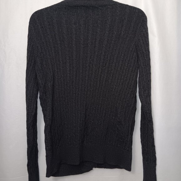 EDDIE BAUER RIBBED BUTTON UP CARDIGAN - Picture 7 of 9